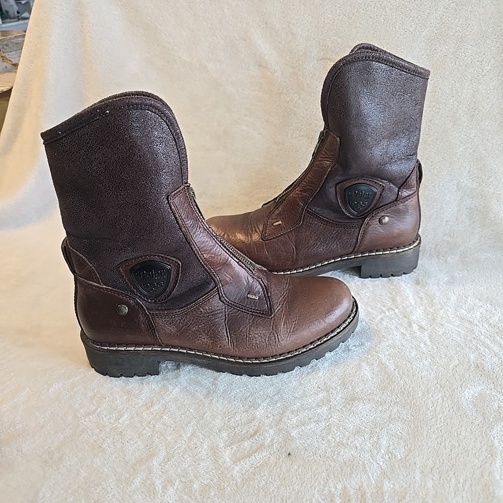 Pajar Canada Women's Sherpa-lined Waterproof Boots Sz 39 (8-8.5) Brown